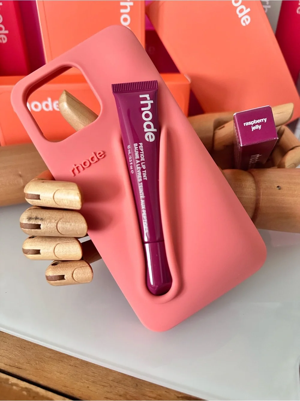 NEW Rhode Orange Silicone Phone Case | Peach Pit NIB iPhone 14/15/16